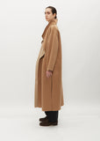 Two-Tone Signature Wool Cashmere Coat