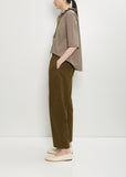 Soft Cotton Pull On Pant — Forest