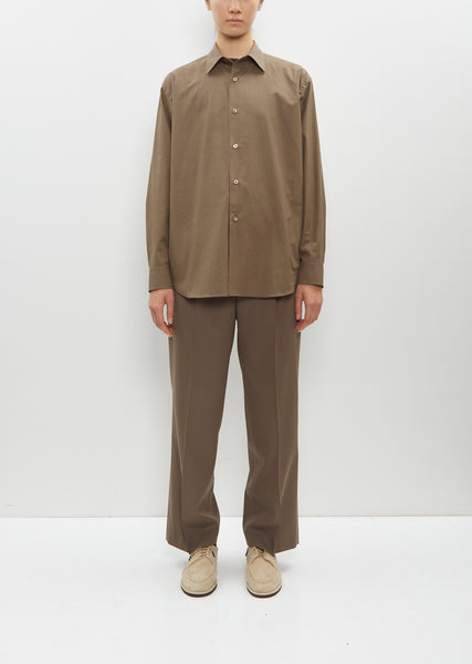 トップス AURALEE WASHED FINX TWILL SHIRT Feb2021Session30408_TMHILHPS20