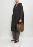 Matte Shopper Bag, Small — Khaki