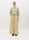 Washed Heavy Chino Wide Pants