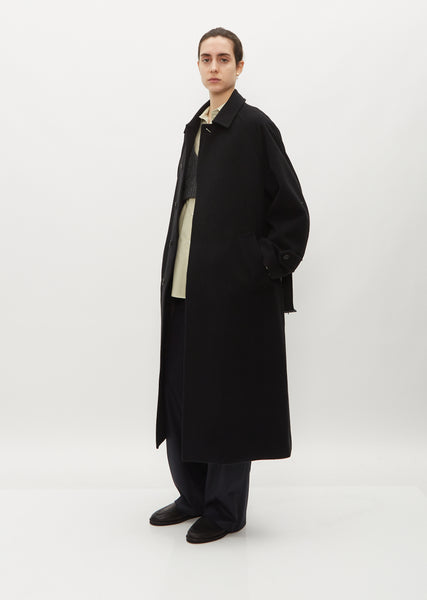 Cashmere Wool Mosser Soutien Collar Coat – La Garçonne