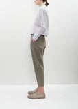 Recycled Yarn Denim Cropped Pants