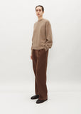 Baby Cashmere Crewneck Sweater — Natural Brown