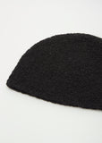 Crochet Toque — Black Melange