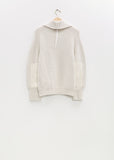 Wool Zip-Neck Sweater