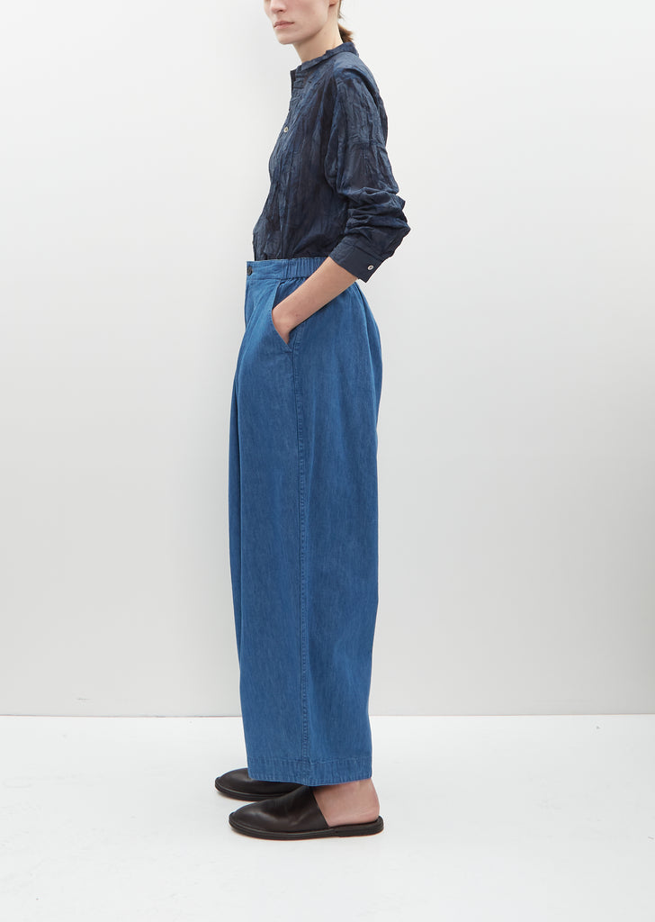 Cotton Linen Denim Pants