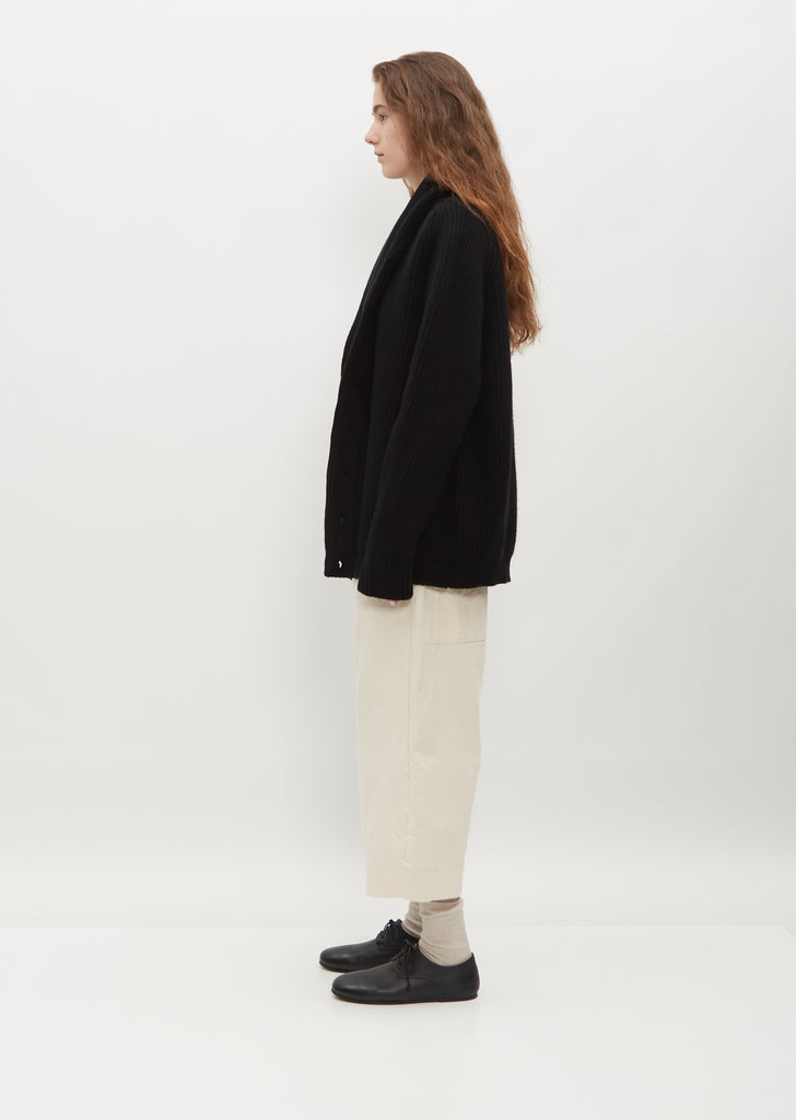 Yacht Cardigan — Black