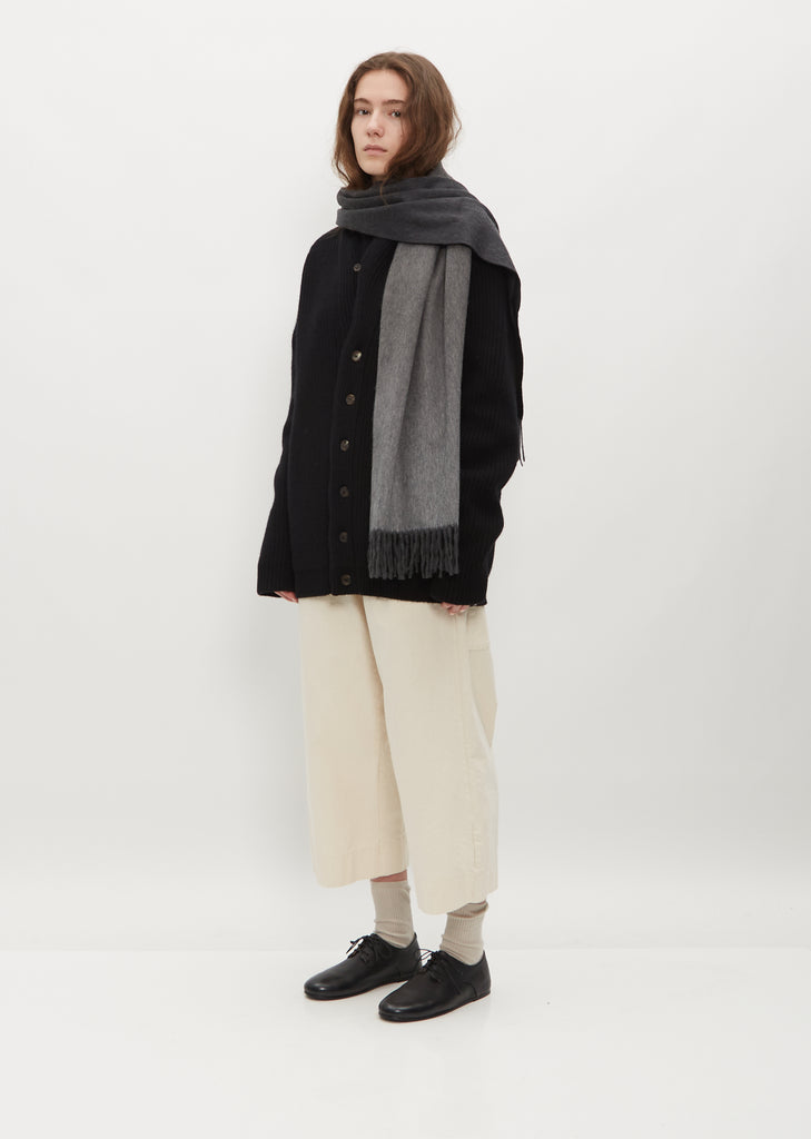 Nuance Ombre Cashmere Scarf — Monochrome