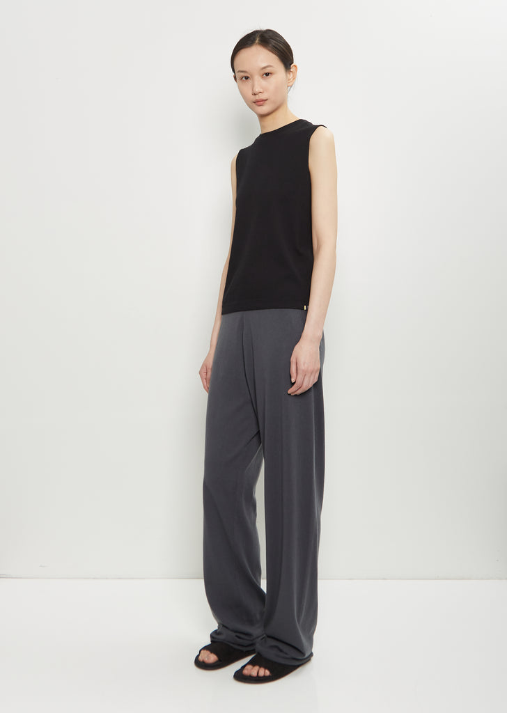 n°421 Player Cotton Cashmere Top — Raven