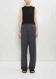 n°353 Cotton Cashmere Relax Trousers — Lake