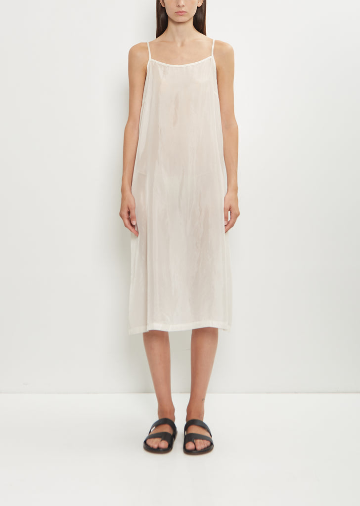 Bemberg Taffeta Slip Under Dress — Ivory