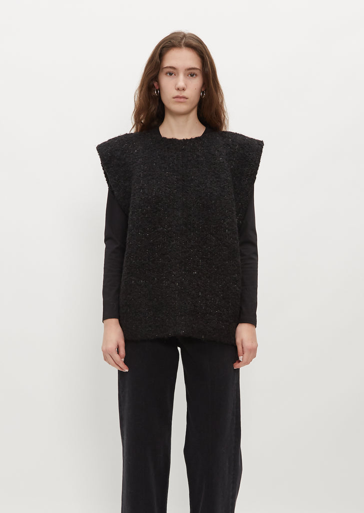 Mouton Shell — Black Melange
