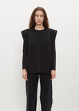 Mouton Shell — Black Melange