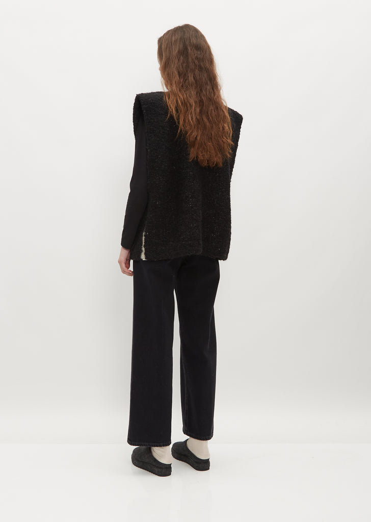 Mouton Shell — Black Melange