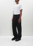 Super Light Wool Slacks — Black