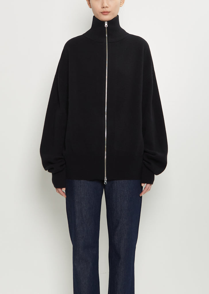 n°319 Xtra Out Cashmere Cardigan — Raven