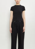 n°292 America Cotton Cashmere Top — Raven