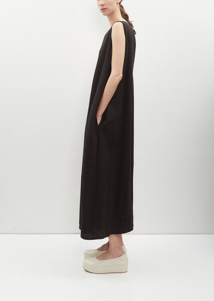 Crepe Linen Sleeveless Jumpsuit – La Garçonne