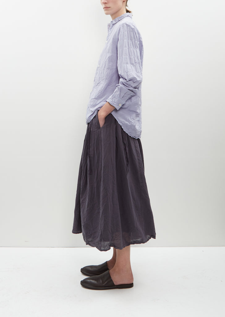 Natural Wine Dye Blouse — Sax