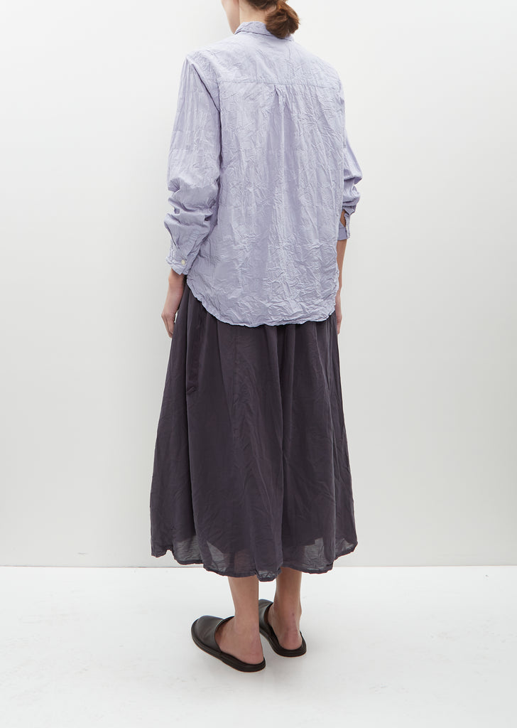 Natural Wine Dye Blouse — Sax