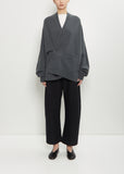 n°24 Tokio Stretch Cashmere Cardigan — Lake