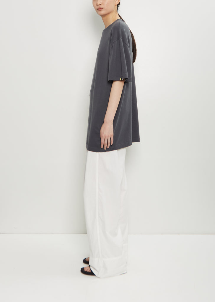 n°269 Rik Cotton Cashmere Top — Lake