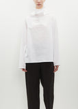 Striped Cotton Batwing Oversized Shirt