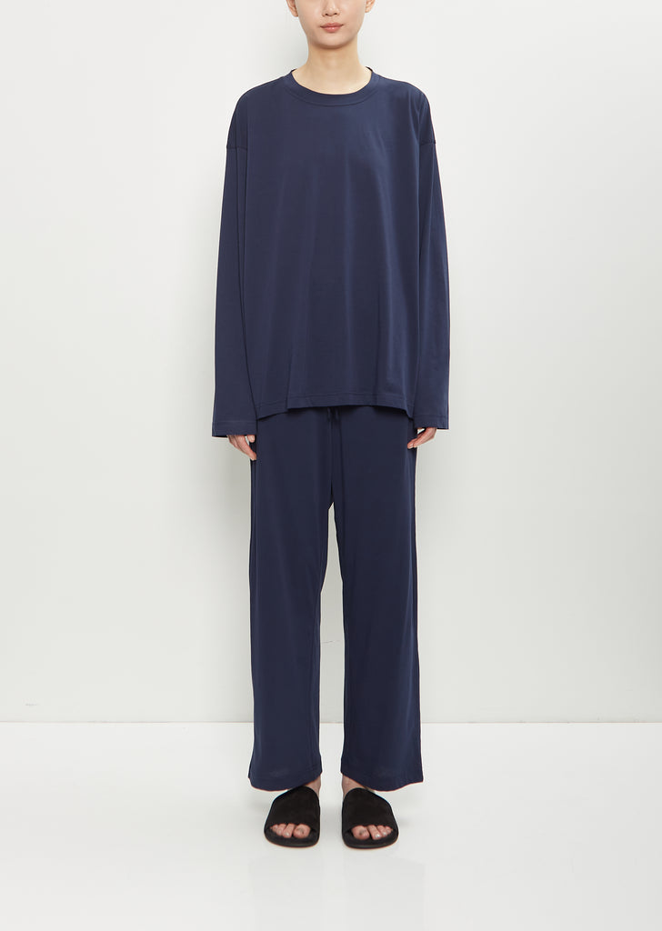 Tahoe Cotton Pajama Set — Navy