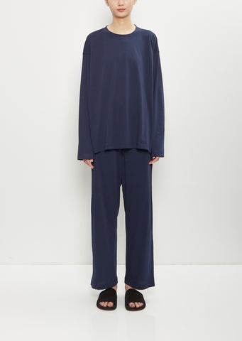 Tahoe Cotton Pajama Set — Navy