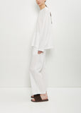 Tahoe Cotton Pajama Set — Off White