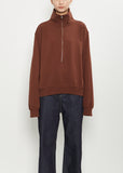 Tintoretto Cotton Sweatshirt — Chestnut