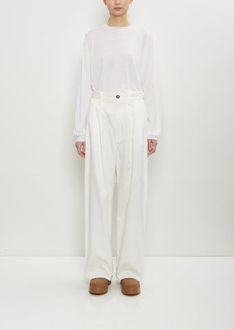 Polke Cotton Loose Pants