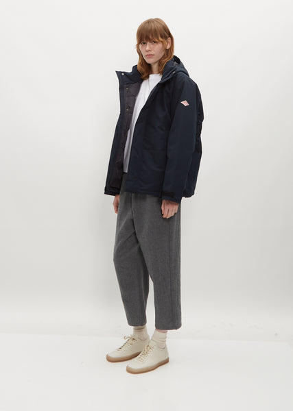 Down Army Hooded Jacket — Navy – La Garçonne