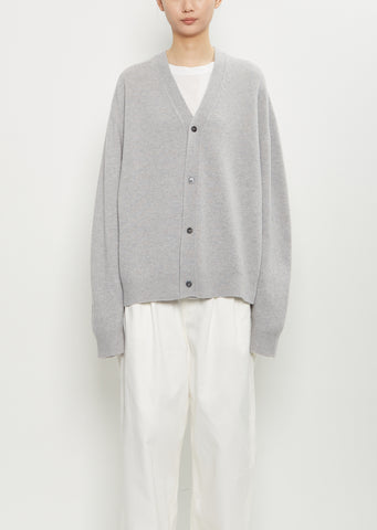 Mabuse Cardigan — Light Grey Melange