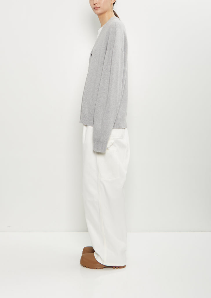 Mabuse Cardigan — Light Grey Melange