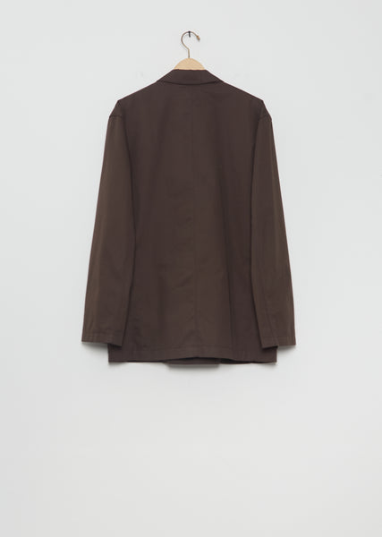 Cotton Twill Double Breasted Workwear Jacket – La Garçonne