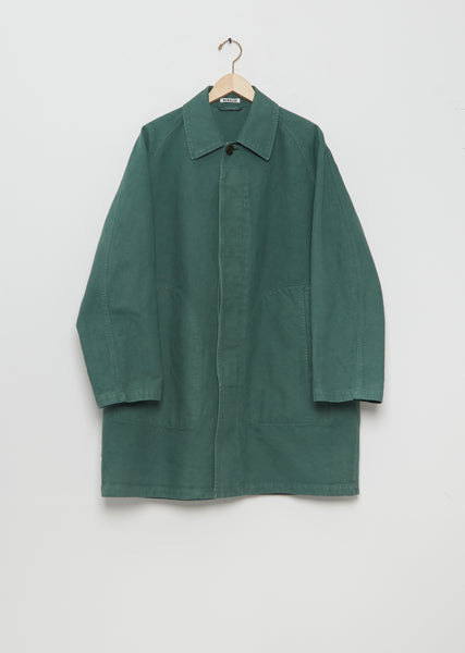 ATON コート COMOLI AURALEE YOKE herill URU Organic Cotton Heavy Twill Short Coat – La Garçonne