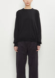 Muscat Wool Crewneck Pullover — Black