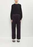 Pinot Cotton Corduroy Relaxed Pants — Graphite