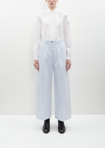 Katia Wide Cotton-Linen Pants
