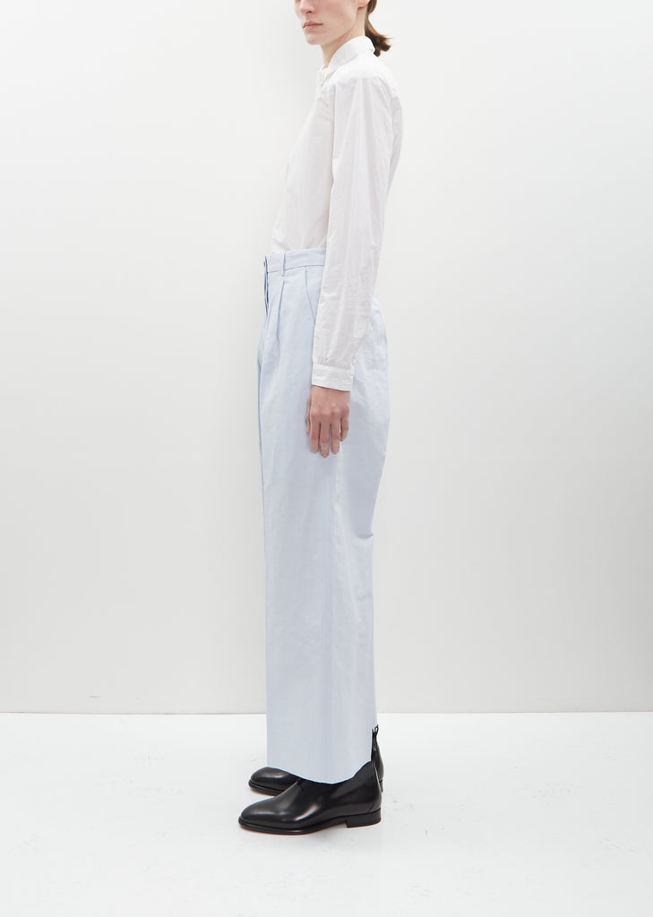 Katia Wide Cotton-Linen Pants