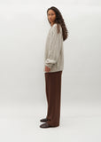 Oversized Hand Knit Bomber — Hazel