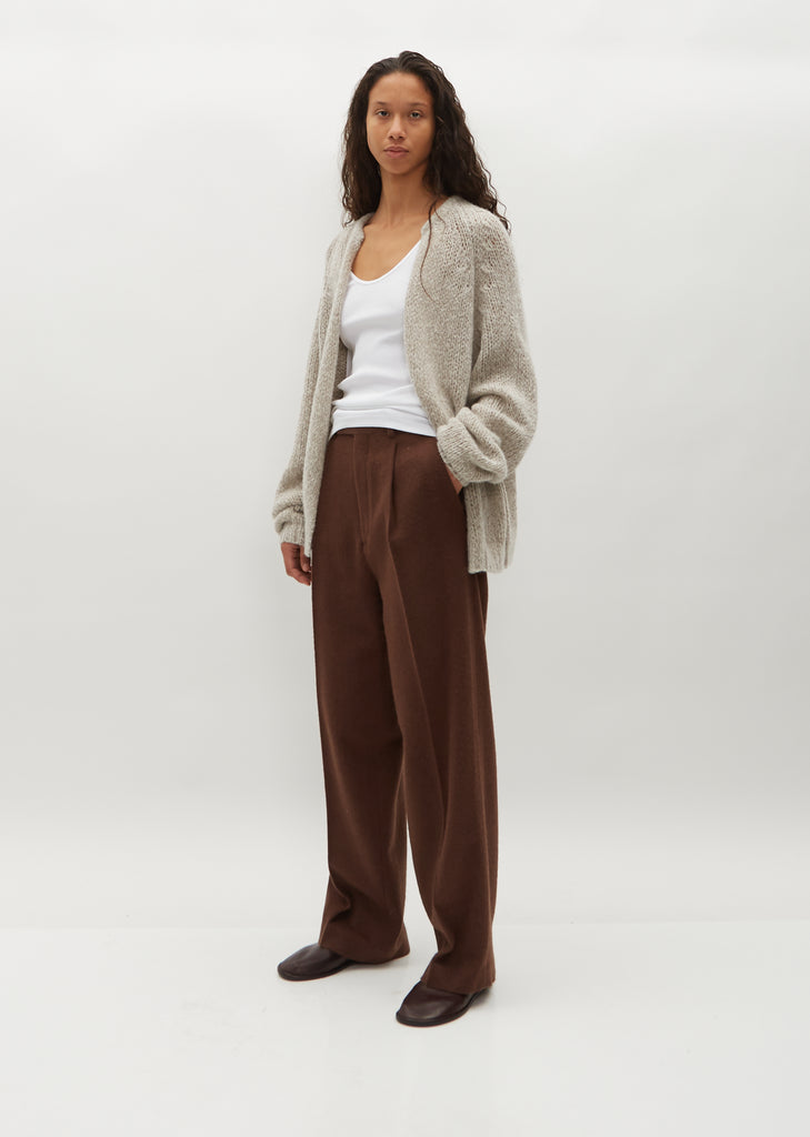 Oversized Hand Knit Bomber — Hazel