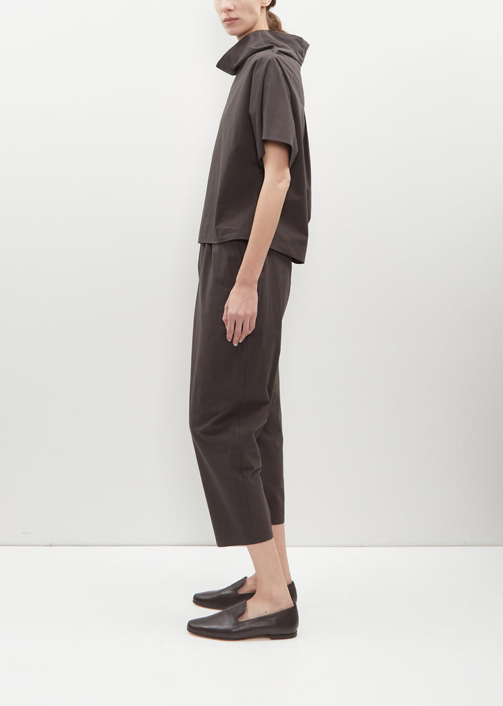 Short Sleeve Cowl Neck Top