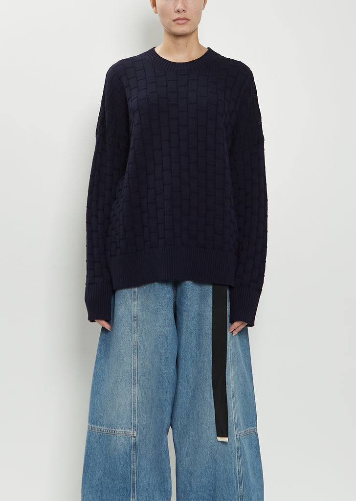 Merino Wool Crew Neck Sweater