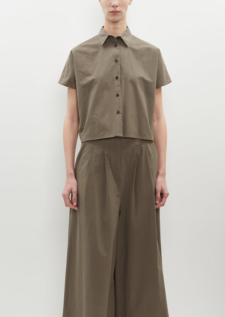Bio Cotton Cropped Shirt