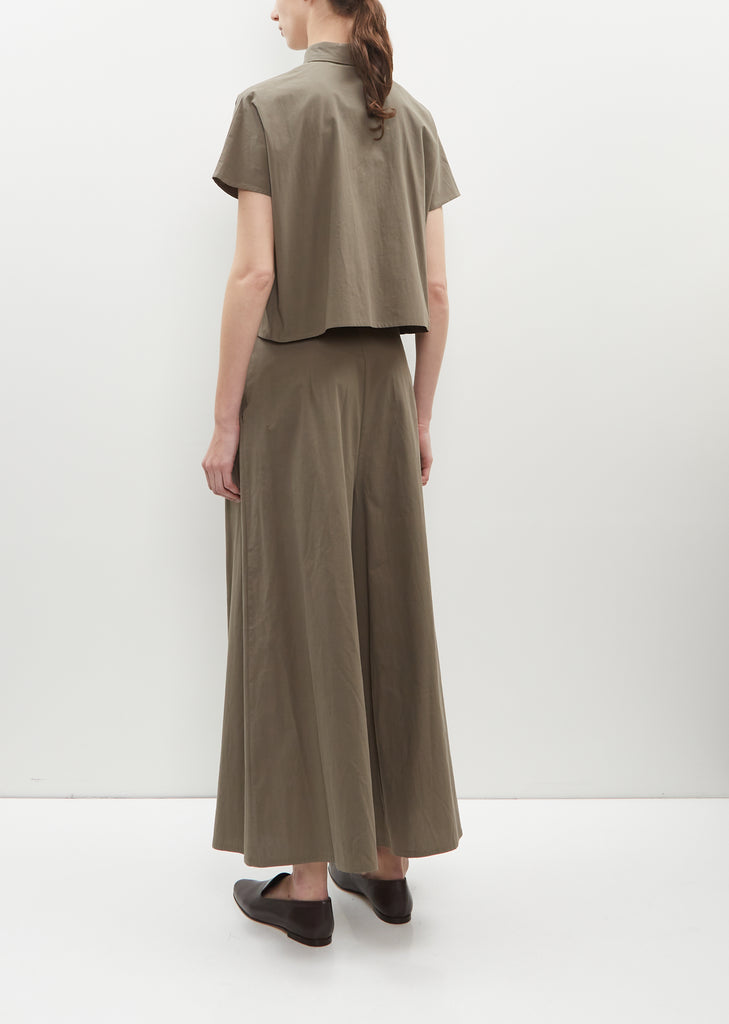 Bio Cotton Cropped Shirt