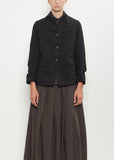 Giulia Wool Jacket — Black Stripe