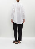 Long Cotton Overshirt — White